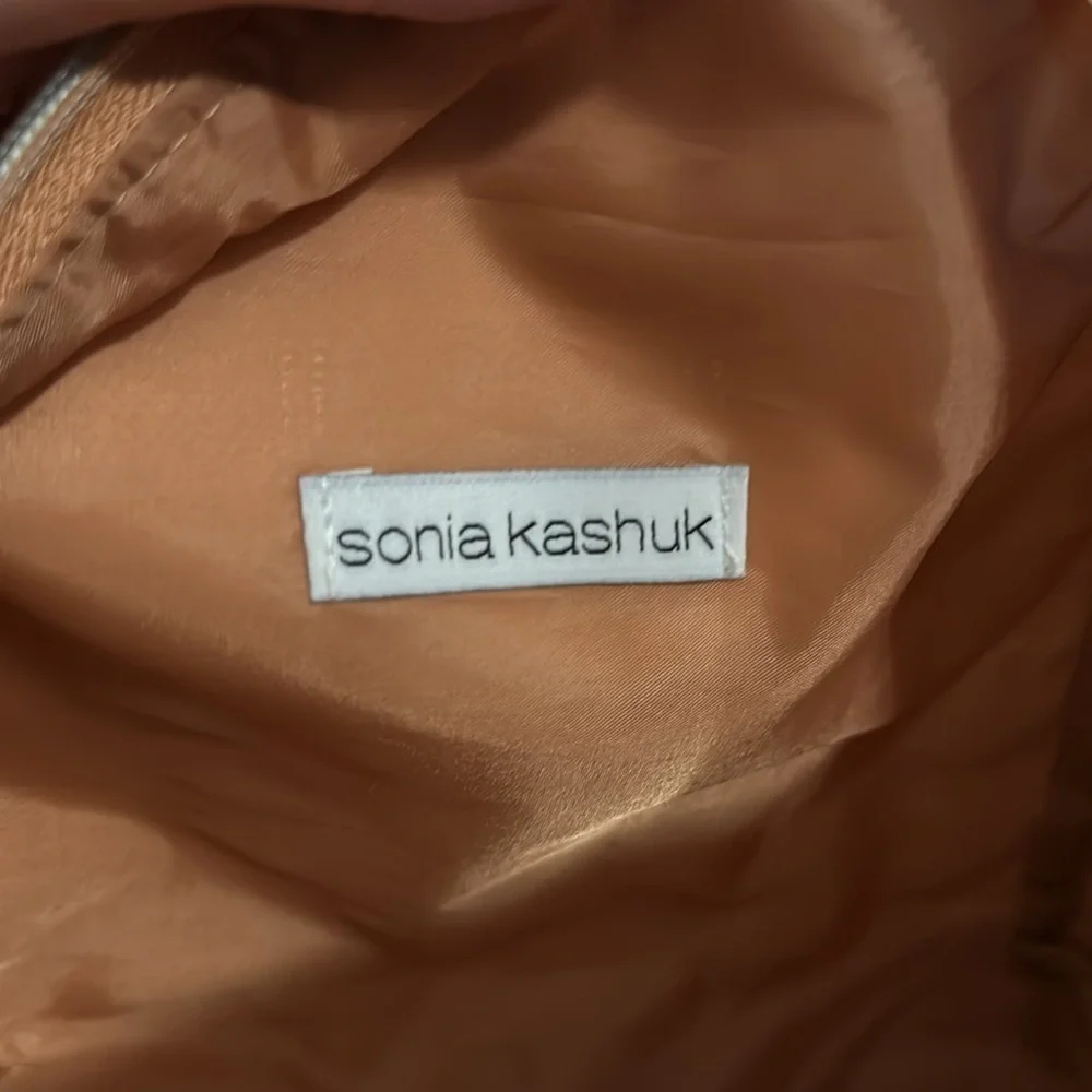 Sonia Kashuk 2 Brown Tone Color Makeup Storage Travel Zippered Bag